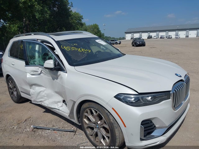 2022 Bmw X7 Xdrive40i მანქანა იყიდება აუქციონზე, vin: 5UXCW2C09N9L58976, აუქციონის ნომერი: 45508349