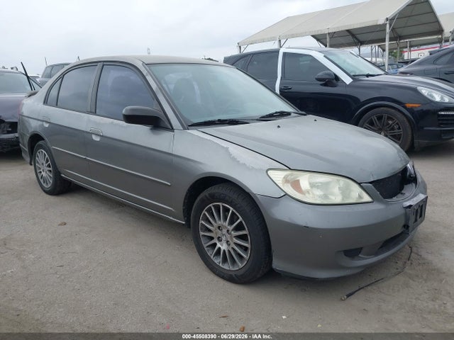 Aukcja sprzedaży 2005 Honda Civic Lx, vin: 2HGES16555H613163, numer aukcji: 45508390