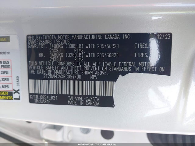 Lexus Rx 350 Premium Plus 2024 2T2BAMCAXRC054700 Image 9