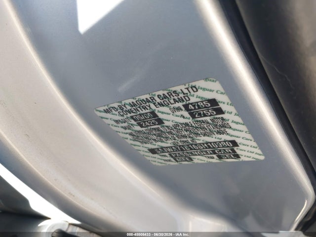 45508433 :رقم المزاد ، SAJWA71B16SH10980 vin ، 2006 Jaguar Xj Xj8 مزاد بيع