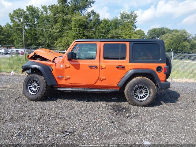 2018 Jeep Wrangler Unlimited Sport 4x4 მანქანა იყიდება აუქციონზე, vin: 1C4HJXDG8JW252576, აუქციონის ნომერი: 45508479