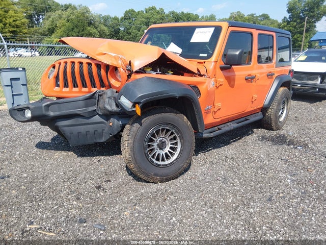 2018 Jeep Wrangler Unlimited Sport 4x4 მანქანა იყიდება აუქციონზე, vin: 1C4HJXDG8JW252576, აუქციონის ნომერი: 45508479
