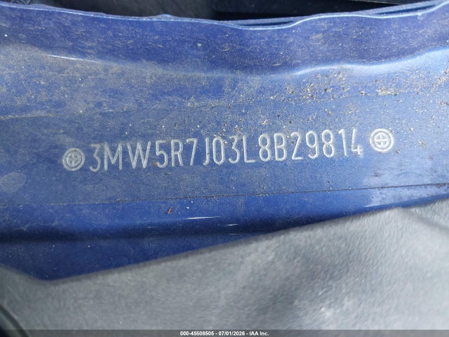 45508505 :رقم المزاد ، 3MW5R7J03L8B29814 vin ، 2020 Bmw 330i Xdrive مزاد بيع