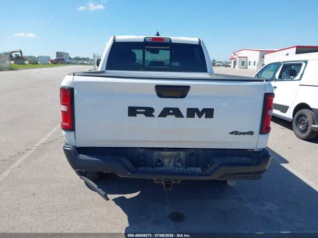 45508573 :رقم المزاد ، 1C6RRFGG8SN674252 vin ، 2025 Ram 1500 Tradesman  4x4 5'7 Box مزاد بيع