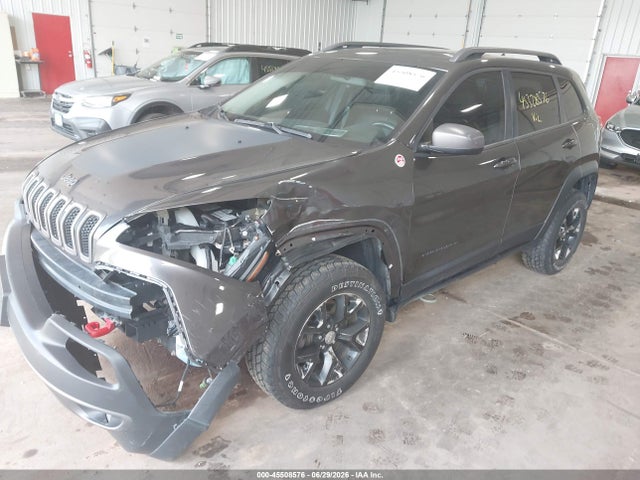 2015 Jeep Cherokee Trailhawk მანქანა იყიდება აუქციონზე, vin: 1C4PJMBS6FW696791, აუქციონის ნომერი: 45508576