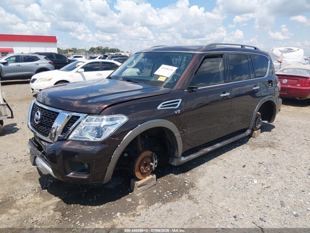 2018 Nissan Armada Sv მანქანა იყიდება აუქციონზე, vin: JN8AY2ND1J9055711, აუქციონის ნომერი: 45508610