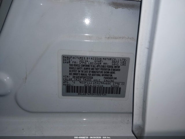 Nissan SENTRA SV 2017 3N1AB7AP0HY222934 Image 9