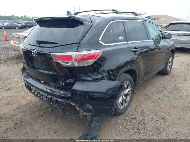 Продаж на аукціоні авто 2015 Toyota Highlander Xle V6, vin: 5TDKKRFH3FS086625, номер лоту: 45508724