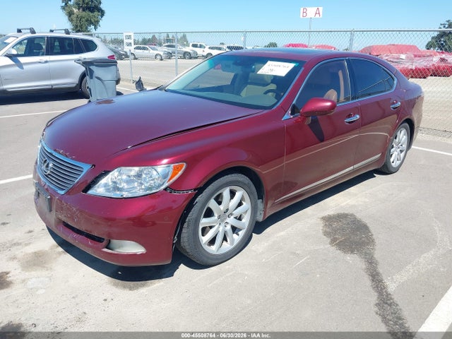 2007 Lexus Ls 460 მანქანა იყიდება აუქციონზე, vin: JTHBL46F775051087, აუქციონის ნომერი: 45508764