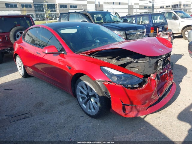 45508996 :رقم المزاد ، 5YJ3E1EA5MF998448 vin ، 2021 Tesla Model 3 Standard Range Plus Rear-wheel Drive مزاد بيع