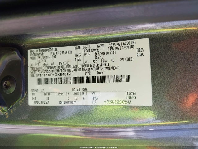 Ford F-150 Xlt 2016 1FTEX1CP4GKE46120 Image 9