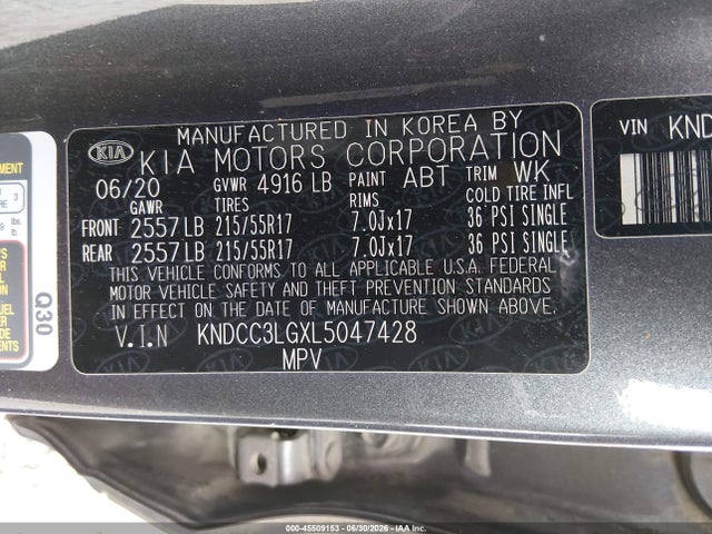 KIA Niro Ev Ex 2020 KNDCC3LGXL5047428 Image 9
