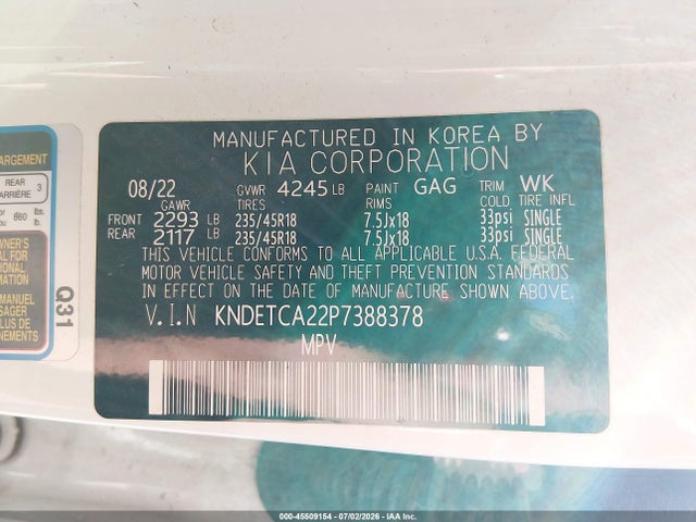 KIA Seltos Sx Turbo 2023 KNDETCA22P7388378 Image 9