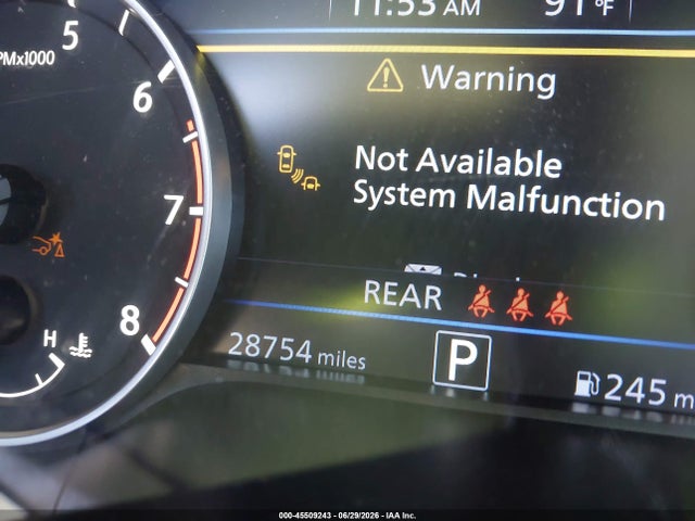 45509243 :رقم المزاد ، 1N4BL4DV0RN309387 vin ، 2024 Nissan Altima Sv Fwd مزاد بيع