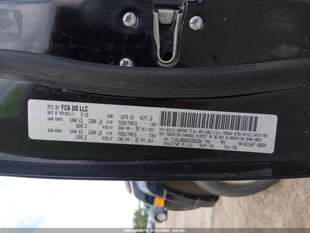 Auction sale of the 2016 Jeep Patriot Sport, vin: 1C4NJRBBXGD685360, lot number: 45509376