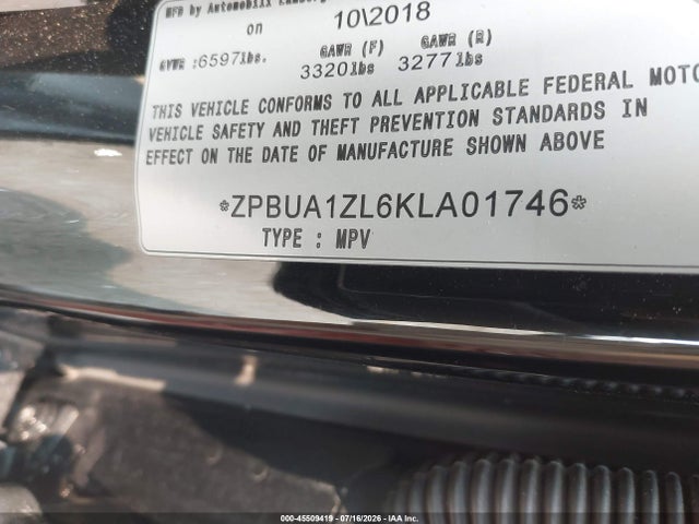 Lamborghini Urus 2019 ZPBUA1ZL6KLA01746 Image 9