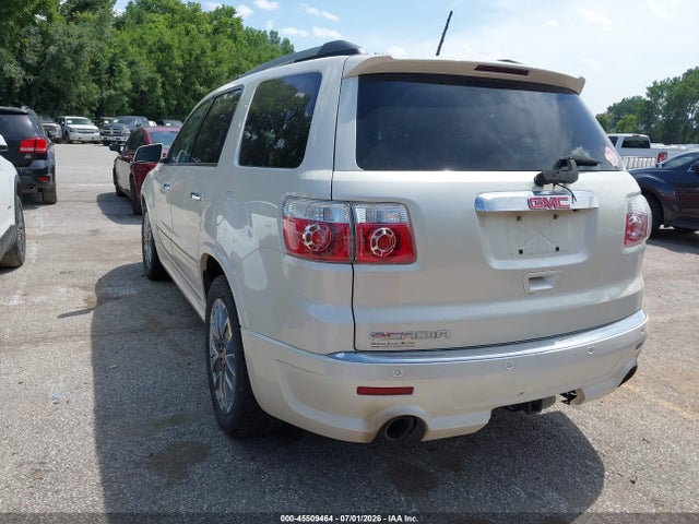2012 Gmc Acadia Denali მანქანა იყიდება აუქციონზე, vin: 1GKKRTED4CJ176290, აუქციონის ნომერი: 45509464