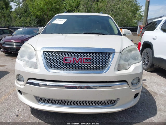 2012 Gmc Acadia Denali მანქანა იყიდება აუქციონზე, vin: 1GKKRTED4CJ176290, აუქციონის ნომერი: 45509464