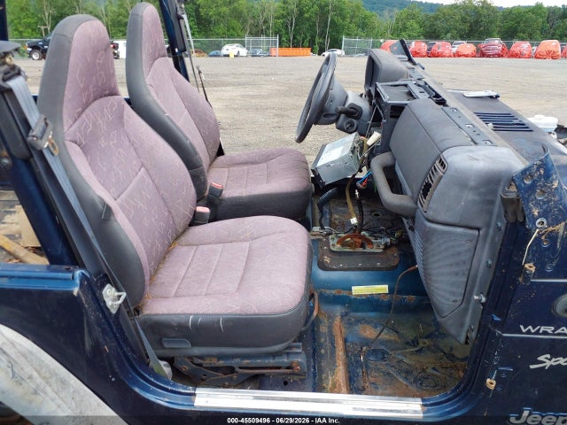 45509496 :رقم المزاد ، 1J4FA49SX2P704181 vin ، 2002 Jeep Wrangler Sport مزاد بيع