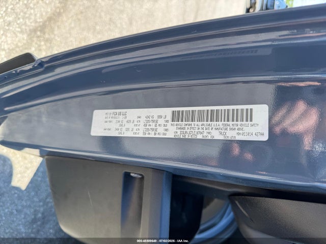 Продаж на аукціоні авто 2020 Ram Promaster 3500 Cargo Van High Roof 159 Wb Ext, vin: 3C6URVJG7LE107047, номер лоту: 45509649
