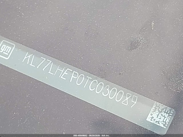 Продажа на аукционе авто 2026 Chevrolet Trax Fwd Lt, vin: KL77LHEP0TC030089, номер лота: 45509682