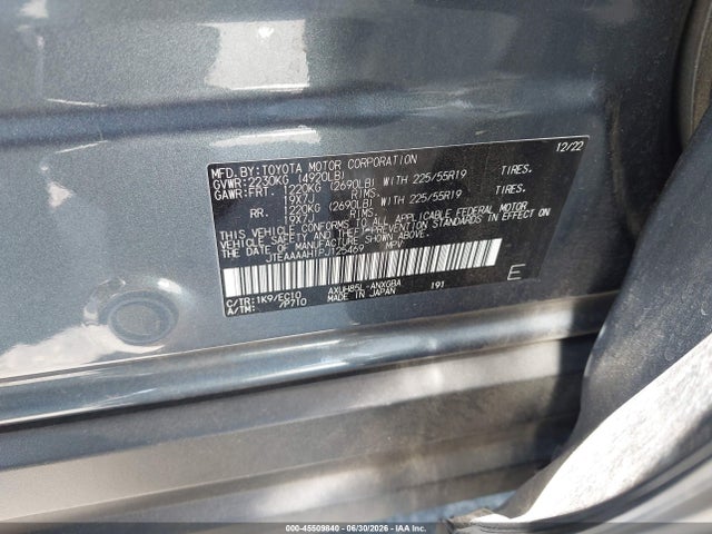 JTEAAAAH1PJ125469 Toyota Venza Xle