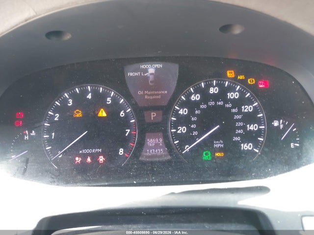 Продаж на аукціоні авто 2007 Lexus Ls 460, vin: JTHBL46F575035907, номер лоту: 45509890