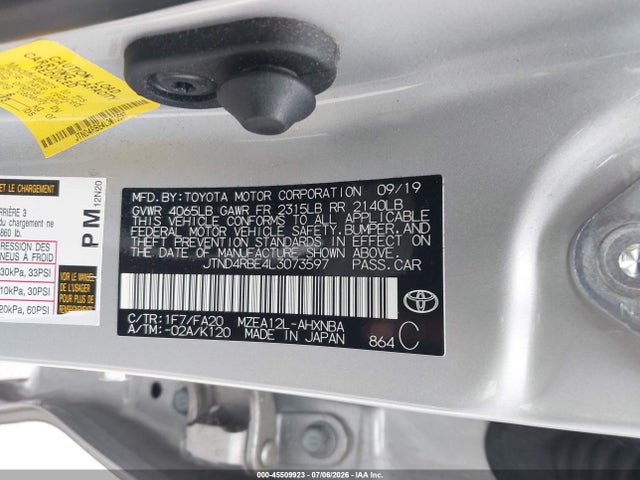 JTND4RBE4L3073597 Toyota Corolla Se Nightshade Edition