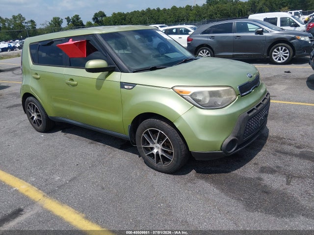 2014 Kia Soul მანქანა იყიდება აუქციონზე, vin: KNDJN2A28E7717472, აუქციონის ნომერი: 45509981