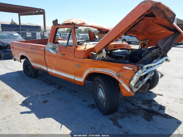 45510047 :رقم المزاد ، F10GRR68876 vin ، 1973 Ford F100 مزاد بيع