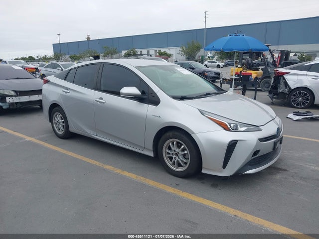 Продаж на аукціоні авто 2019 Toyota Prius L Eco, vin: JTDKARFU6K3087473, номер лоту: 45511121