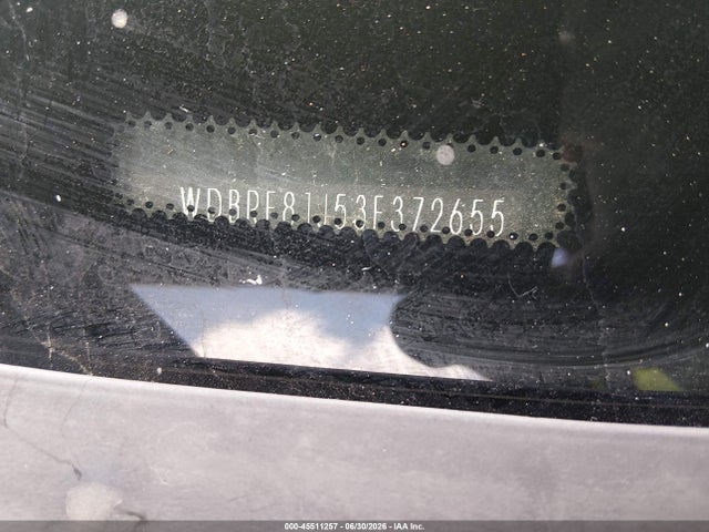 Aukcja sprzedaży 2003 Mercedes-benz C 240, vin: WDBRF81J53F372655, numer aukcji: 45511257