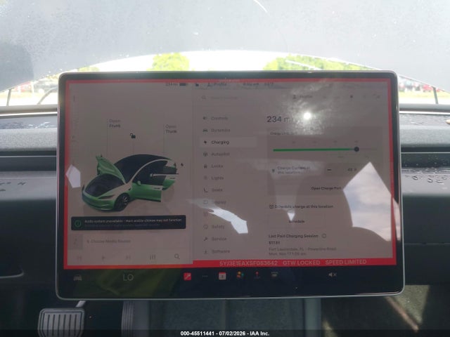 Продаж на аукціоні авто 2025 Tesla Model 3 Long Range Rear-wheel Drive/standard Rear-wheel Drive, vin: 5YJ3E1EAXSF083642, номер лоту: 45511441
