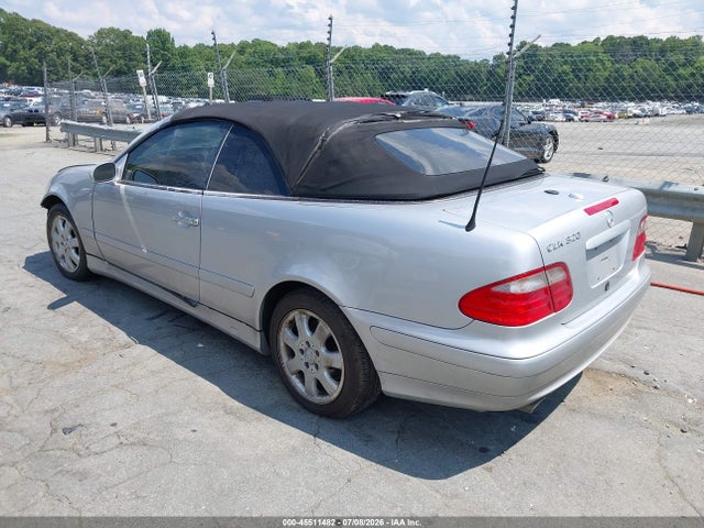2003 Mercedes-benz Clk 320 მანქანა იყიდება აუქციონზე, vin: WDBLK65GX3T134189, აუქციონის ნომერი: 45511482