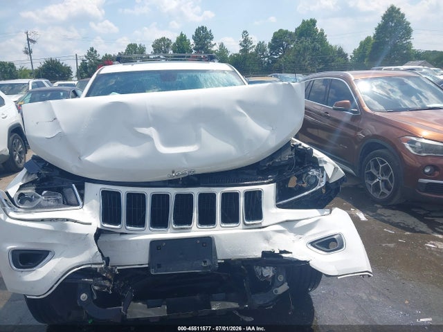2014 Jeep Grand Cherokee Limited მანქანა იყიდება აუქციონზე, vin: 1C4RJFBG9EC422534, აუქციონის ნომერი: 45511577