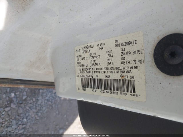 Продажа на аукционе авто 2005 Dodge Ram 2500 Slt/laramie, vin: 3D7KR28CX5G748742, номер лота: 45511602