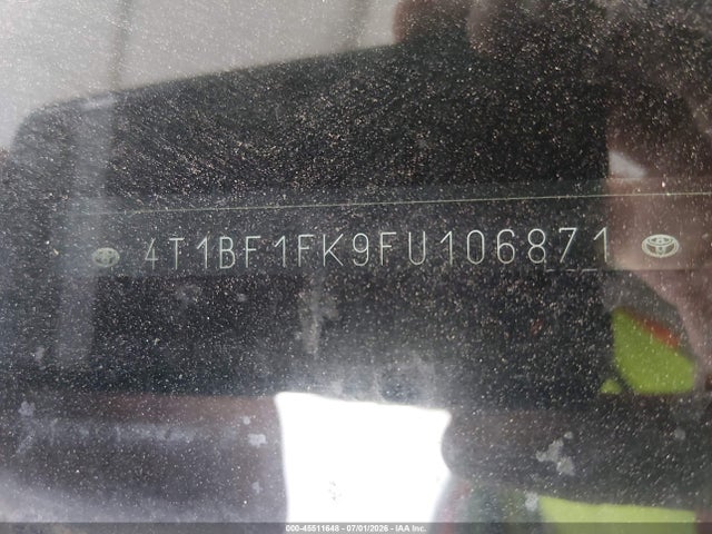 Toyota CAMRY LE 2015 4T1BF1FK9FU106871 Image 9
