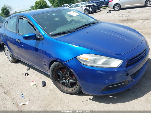 2013 Dodge Dart Se/aero მანქანა იყიდება აუქციონზე, vin: 1C3CDFAA2DD287579, აუქციონის ნომერი: 45511740