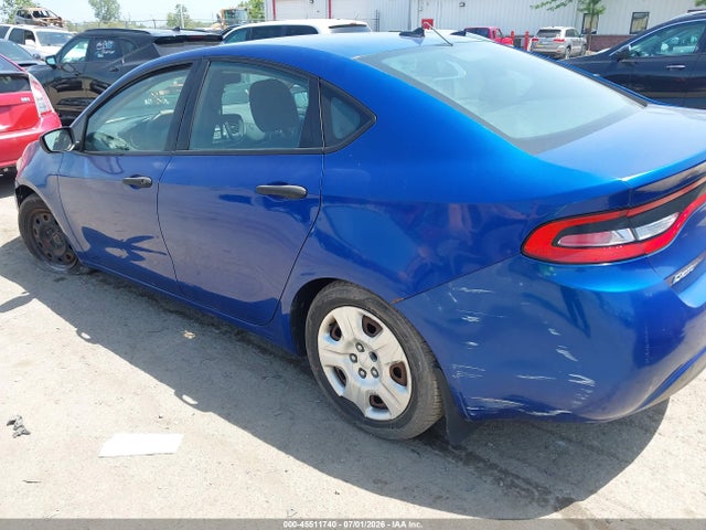 2013 Dodge Dart Se/aero მანქანა იყიდება აუქციონზე, vin: 1C3CDFAA2DD287579, აუქციონის ნომერი: 45511740