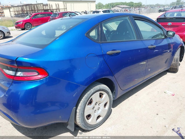 2013 Dodge Dart Se/aero მანქანა იყიდება აუქციონზე, vin: 1C3CDFAA2DD287579, აუქციონის ნომერი: 45511740