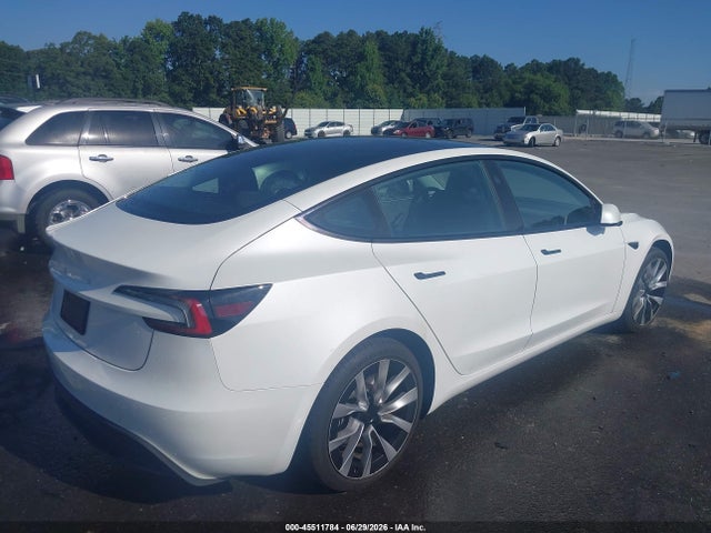 2025 Tesla Model 3 Long Range Rear-wheel Drive/standard Rear-wheel Drive მანქანა იყიდება აუქციონზე, vin: 5YJ3E1EA1SF938633, აუქციონის ნომერი: 45511784