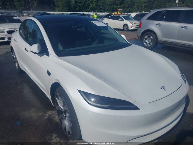 2025 Tesla Model 3 Long Range Rear-wheel Drive/standard Rear-wheel Drive მანქანა იყიდება აუქციონზე, vin: 5YJ3E1EA1SF938633, აუქციონის ნომერი: 45511784