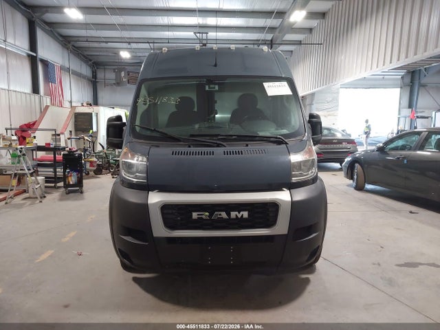 2019 Ram Promaster 3500 Cargo Van High Roof 159 Wb Ext მანქანა იყიდება აუქციონზე, vin: 3C6URVJG8KE553707, აუქციონის ნომერი: 45511833