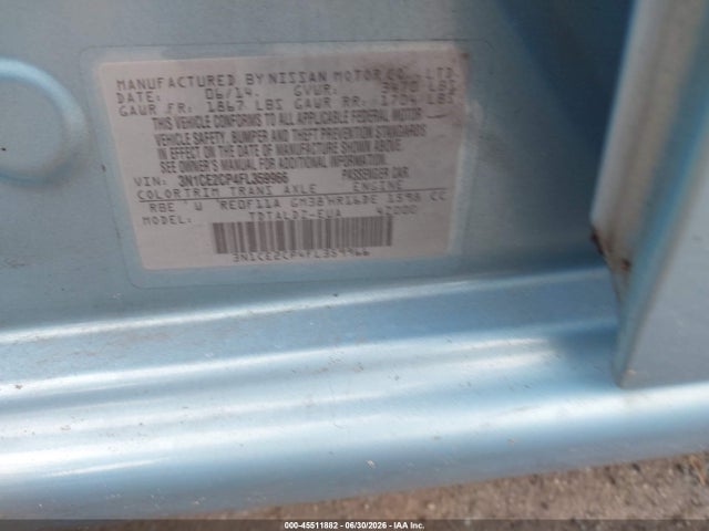 Nissan Versa Note Sv 2015 3N1CE2CP4FL359966 Image 9