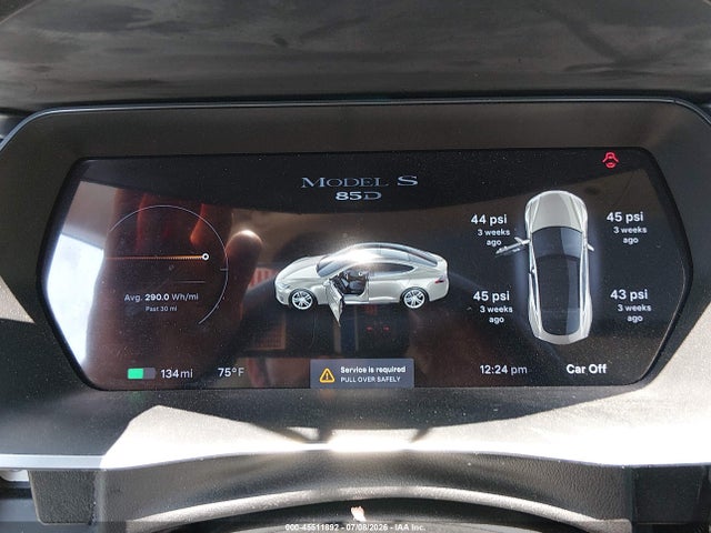 Tesla Model S 70d/85d/p85d 2015 5YJSA1H23FF089204 Image 7