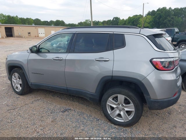 2022 Jeep Compass Latitude 4x4 მანქანა იყიდება აუქციონზე, vin: 3C4NJDBB7NT102155, აუქციონის ნომერი: 45511989