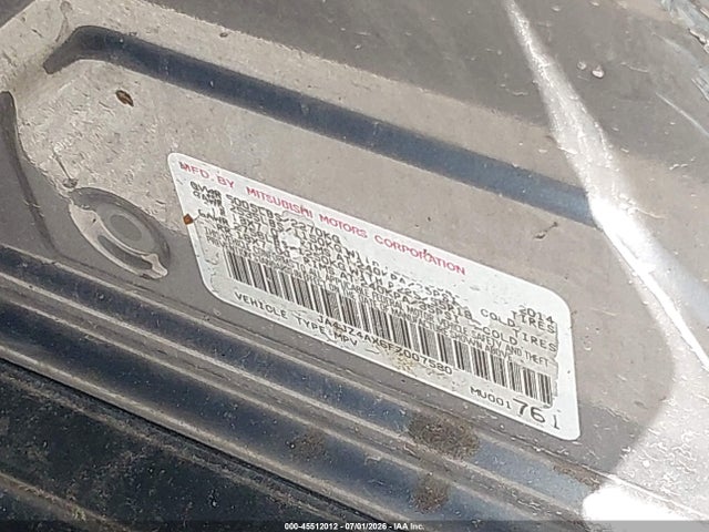 JA4JZ4AX6FZ007580 Mitsubishi OUTLANDER GT