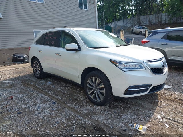 Продаж на аукціоні авто 2016 Acura Mdx Technology   Acurawatch Plus Packages/technology Package, vin: 5FRYD4H40GB051529, номер лоту: 45512029