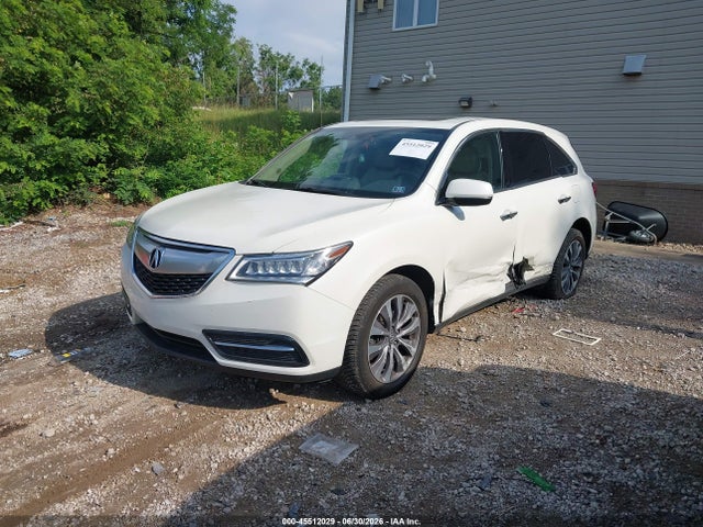45512029 :رقم المزاد ، 5FRYD4H40GB051529 vin ، 2016 Acura Mdx Technology   Acurawatch Plus Packages/technology Package مزاد بيع