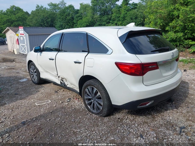 45512029 :رقم المزاد ، 5FRYD4H40GB051529 vin ، 2016 Acura Mdx Technology   Acurawatch Plus Packages/technology Package مزاد بيع